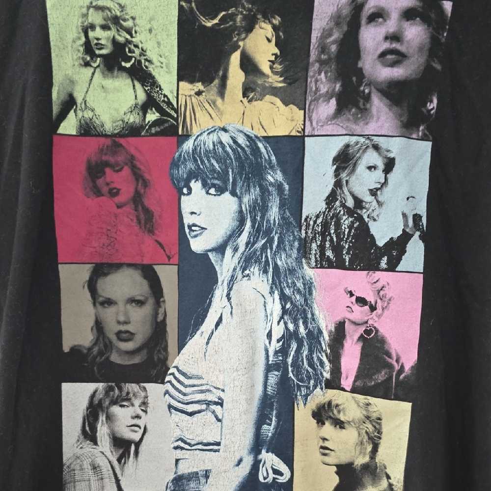 Taylor Swift Multicolor Graphic Women's Tee